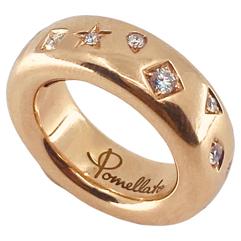 Pomellato Iconica Ring Rose Gold Diamond at 1stDibs silky