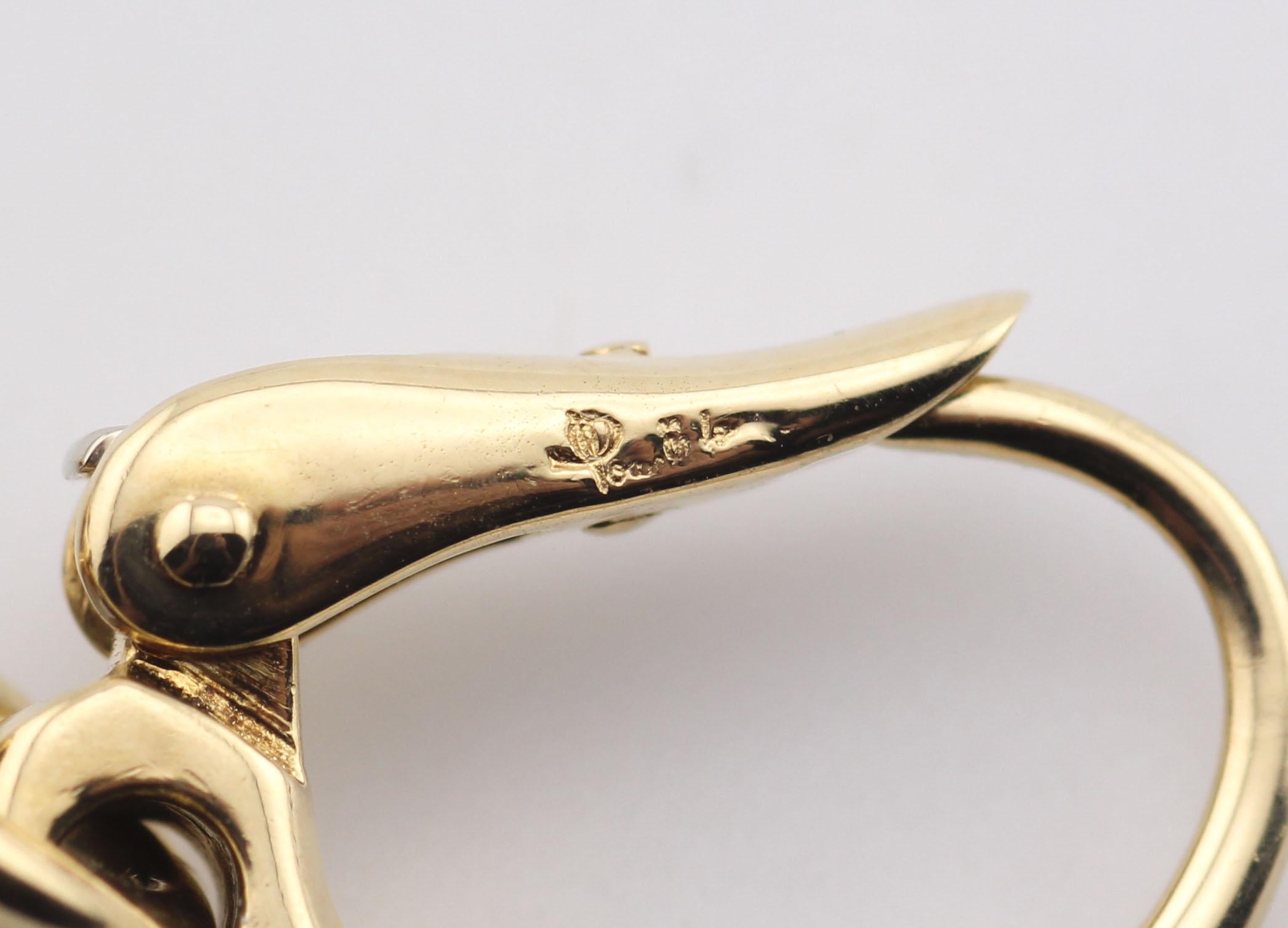 Orecchini pendenti in oro giallo 18k con iolite di Pomellato in vendita 5
