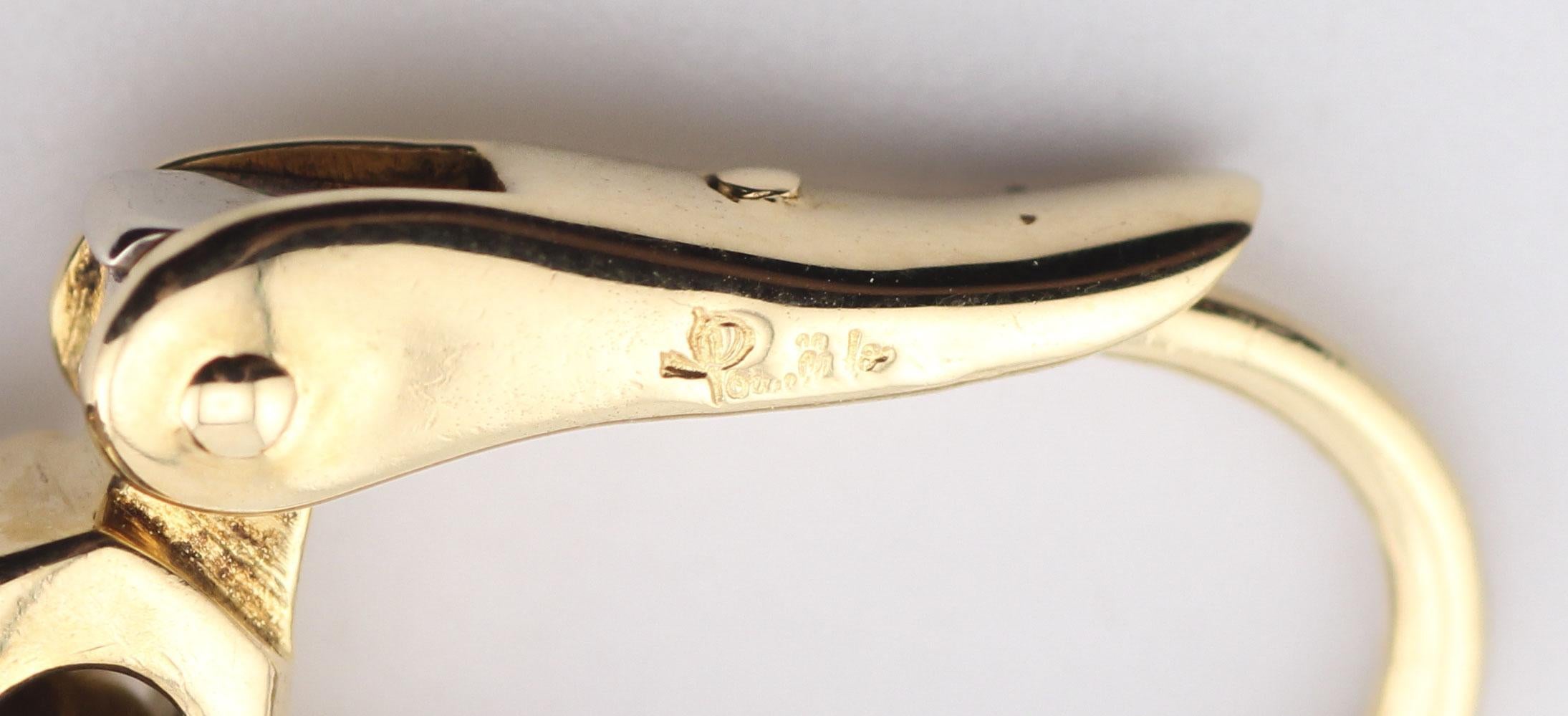 Orecchini pendenti in oro giallo 18k con iolite di Pomellato in vendita 4