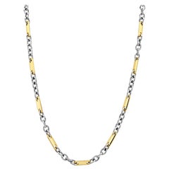 Pomellato, Italy, Chain/Necklace in 18 Karat White and Gold for Ladies/Gents