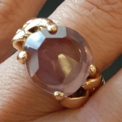 Pomellato Lola Collection Amethyst in 18 Karat Rose Gold Ring