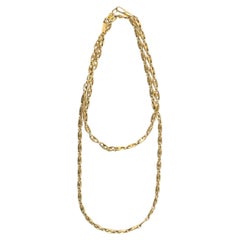 POMELLATO: Langes Halsband aus 18 Karat Gold mit Seemannsstrick