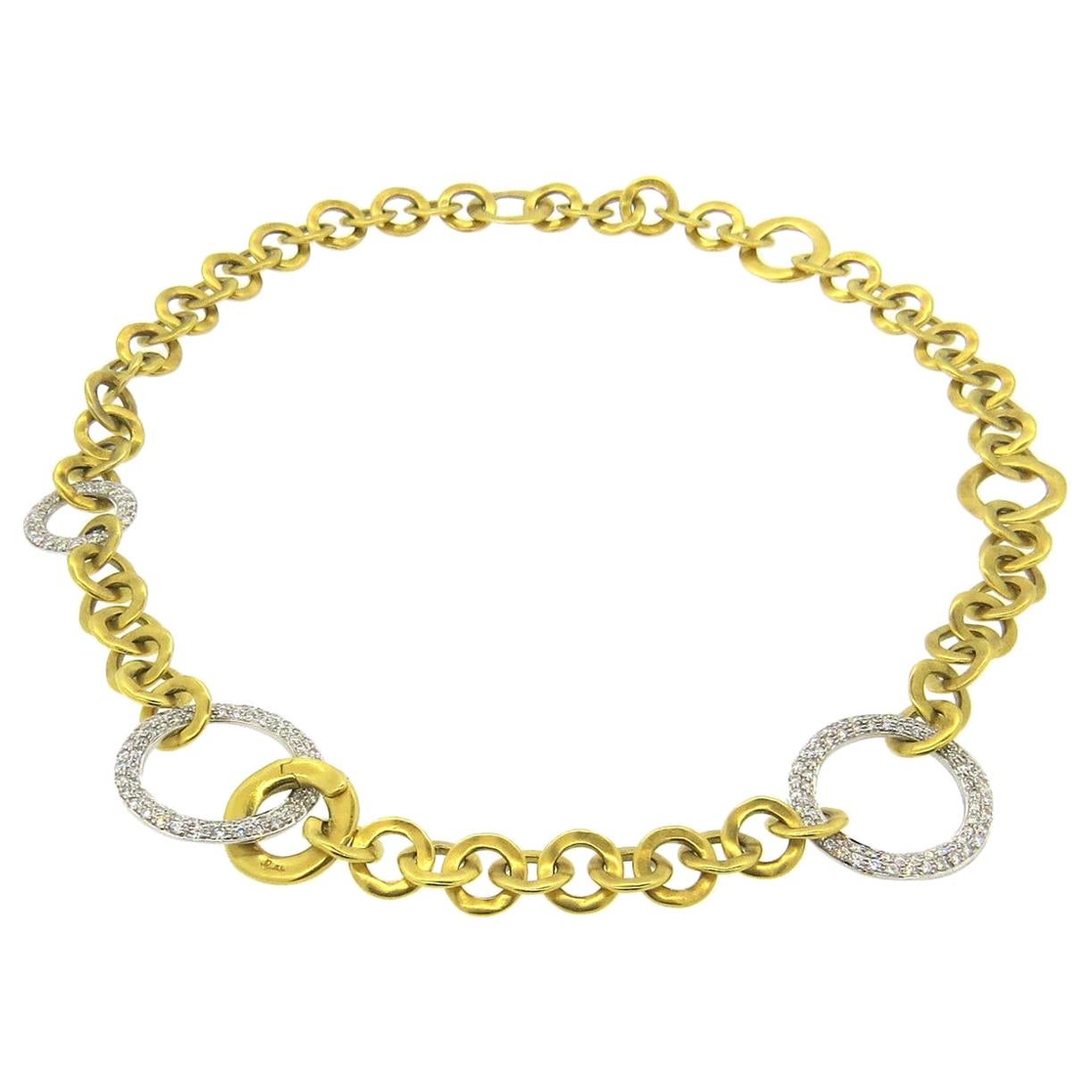 Pomellato Maglia Gold Diamond Necklace