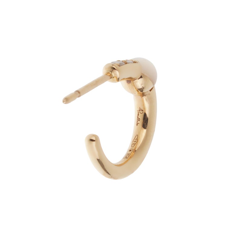 Pomellato M'ama Non M'ama 18k Rose Gold Diamond Earrings photo 3