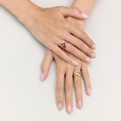 Pomellato Mama Non Mama Ring in Rose Gold with Peridot A.B004T-O7OE