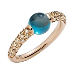 Pomellato Mama Non Mama Ring mit blauem Londoner Topas PAB2130O7000DBRTL