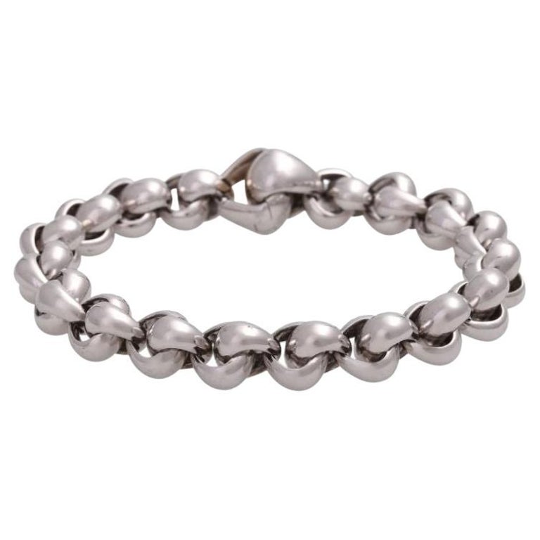 Bracelet Vintage En Argent Massif 925 - Bijou Ancien, Occasion