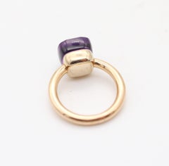 POMELLATO Milan Nudo Ring In 18Kt Yellow Gold With 6.45 Cwt. Amethyst