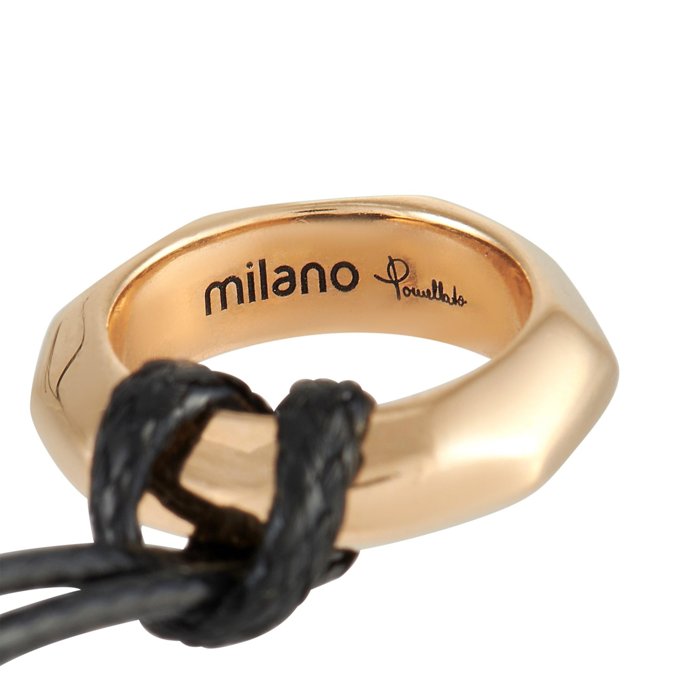 Women's Pomellato Milano 18k Rose Gold Circle Pendant Necklace