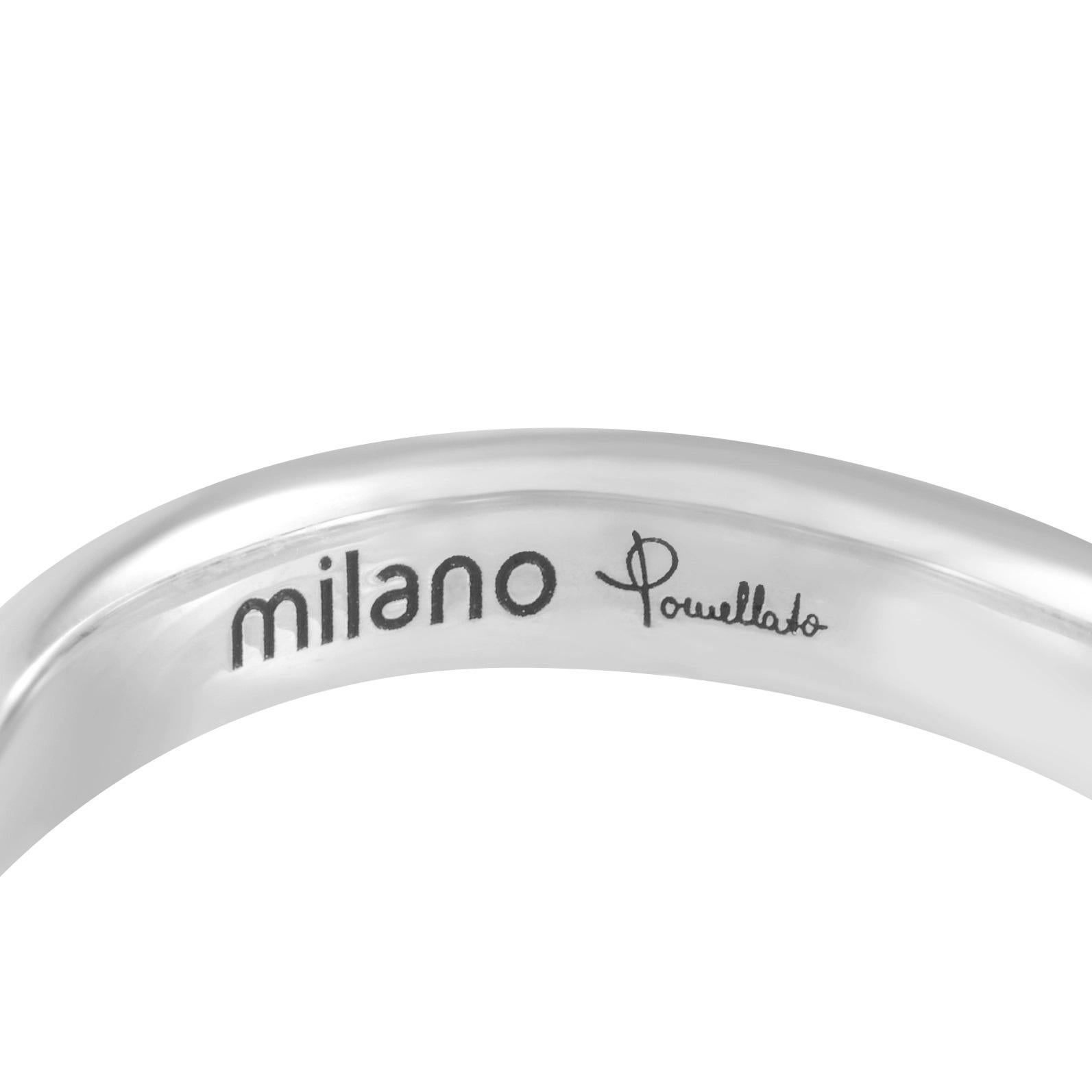 Pomellato Milano 18k White Gold Band Ring 1