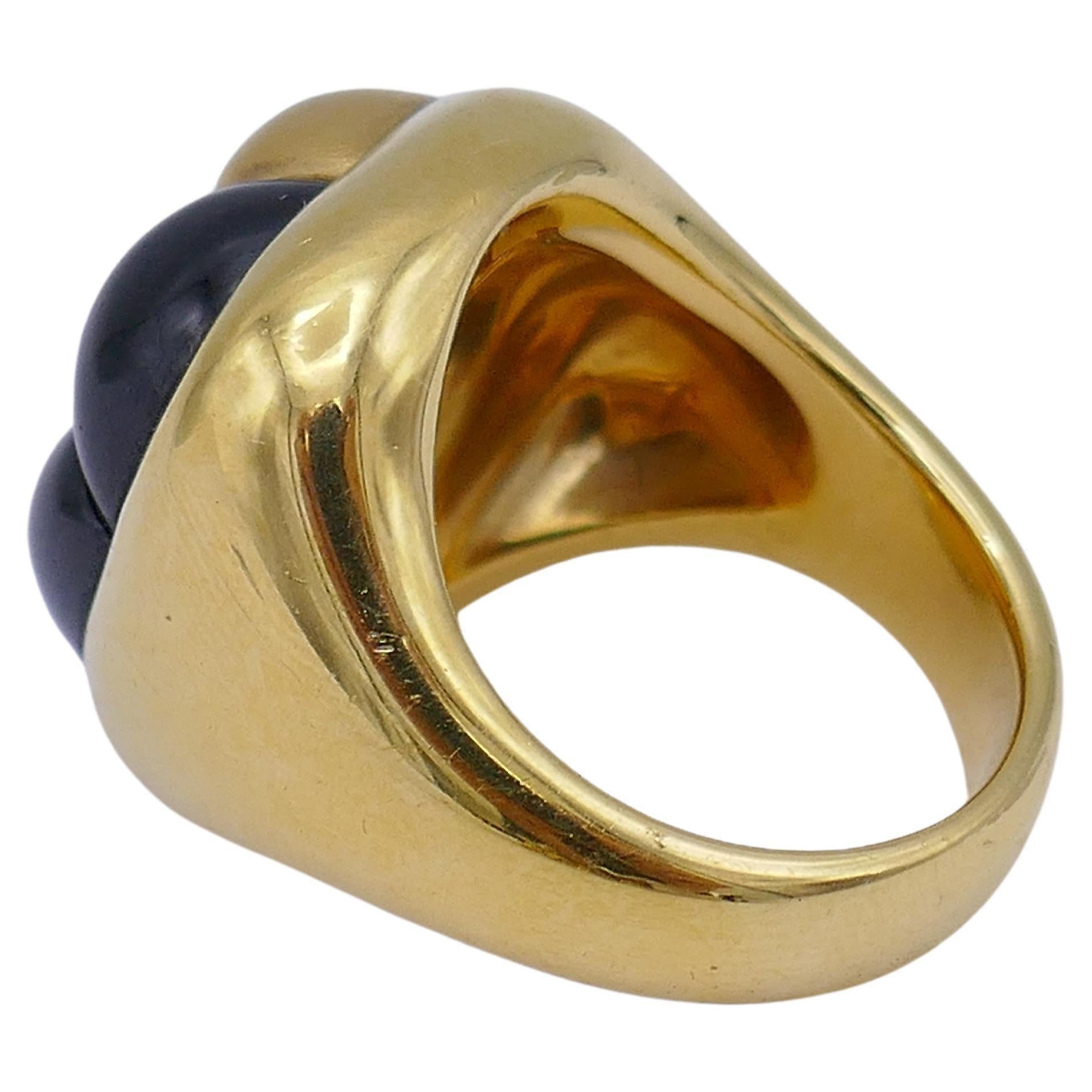 Pomellato Mosaïco Gold Garnet Ring 1