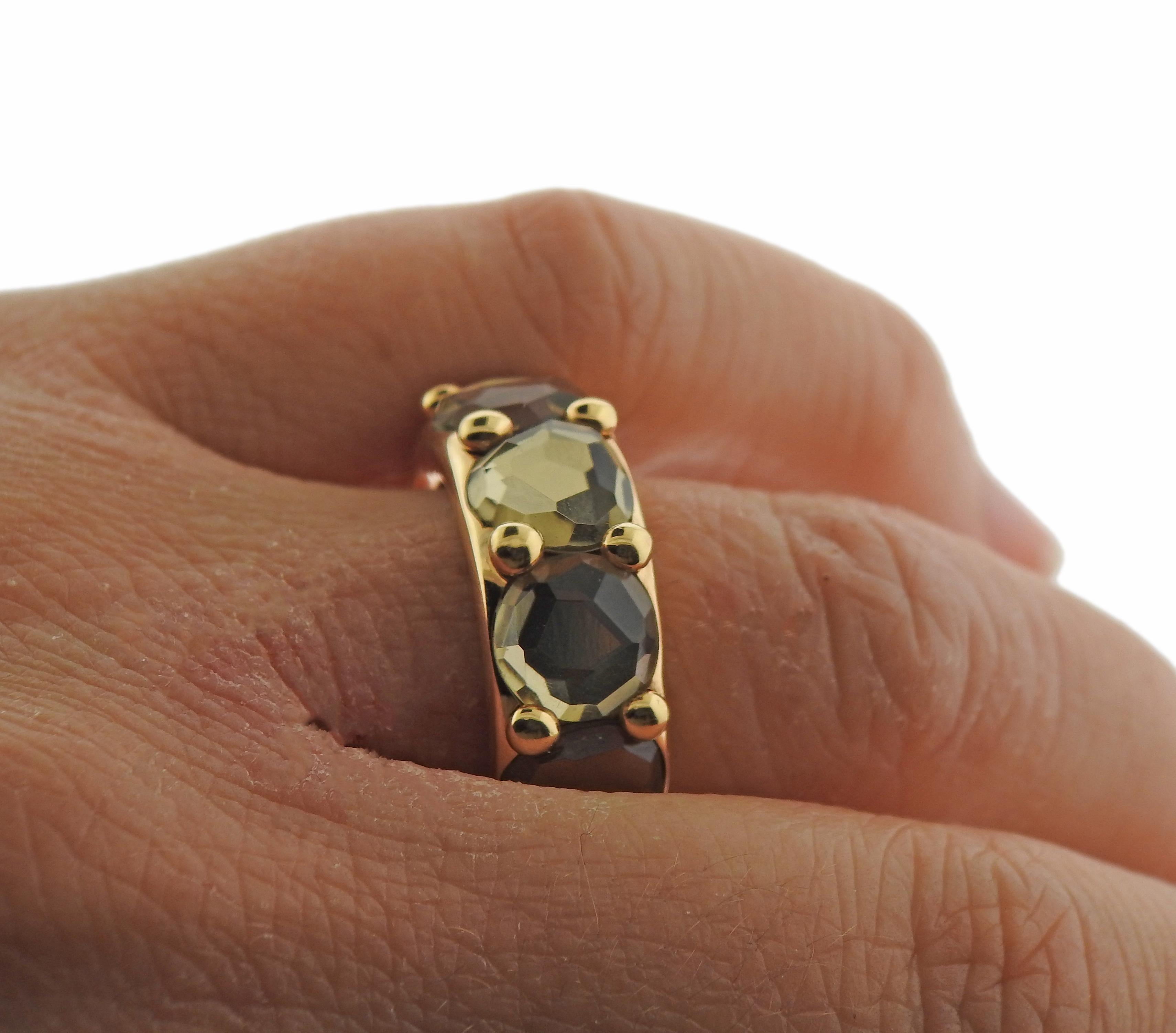 Pomellato Narciso Prasiolite Gold Ring 1