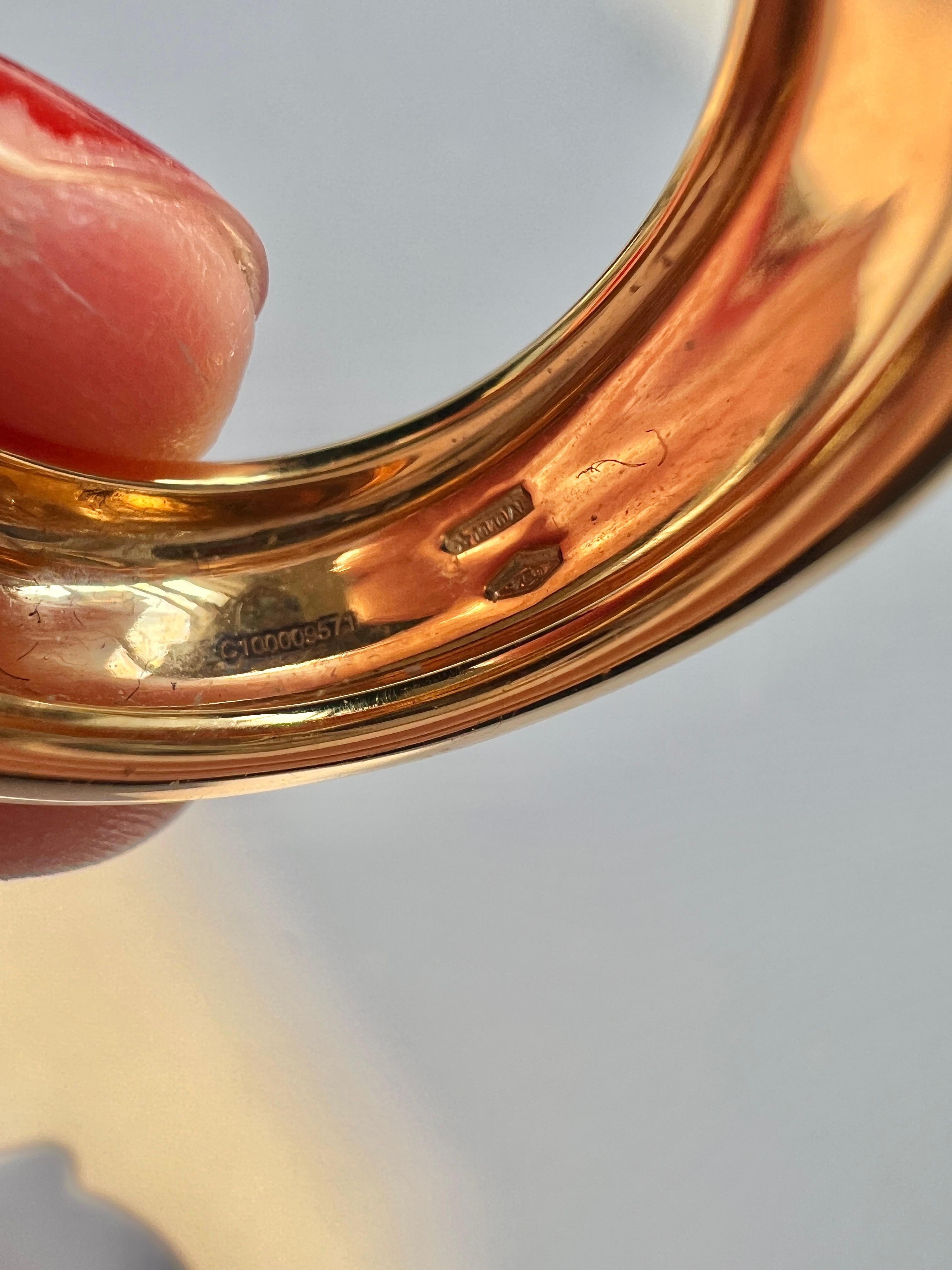 Pomellato Narciso Smokey Topaz Gold Ring For Sale 1