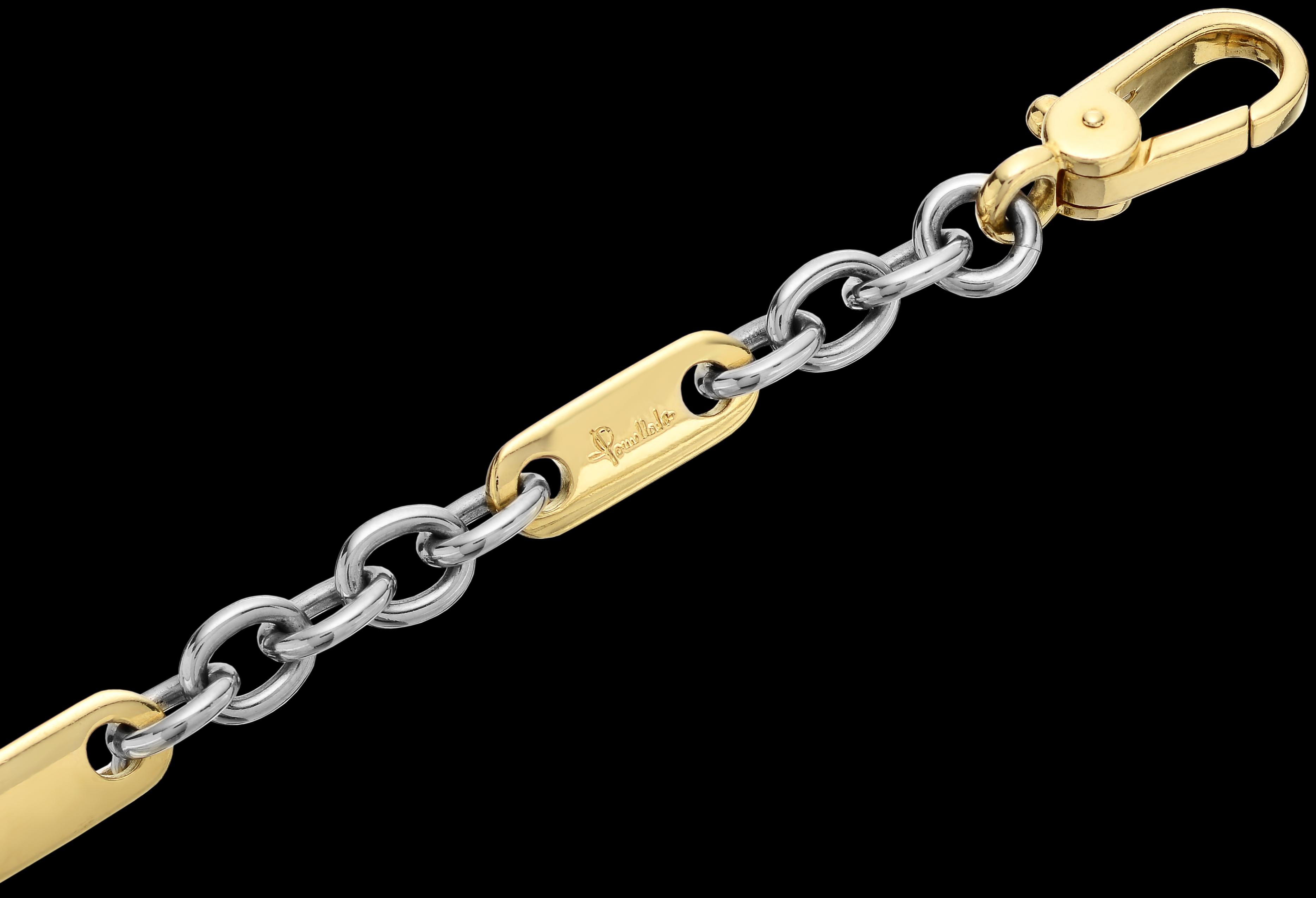 Pomellato, Italy, Chain/Necklace with 18ct white & Yellow Gold for Ladies/Gents für Damen oder Herren