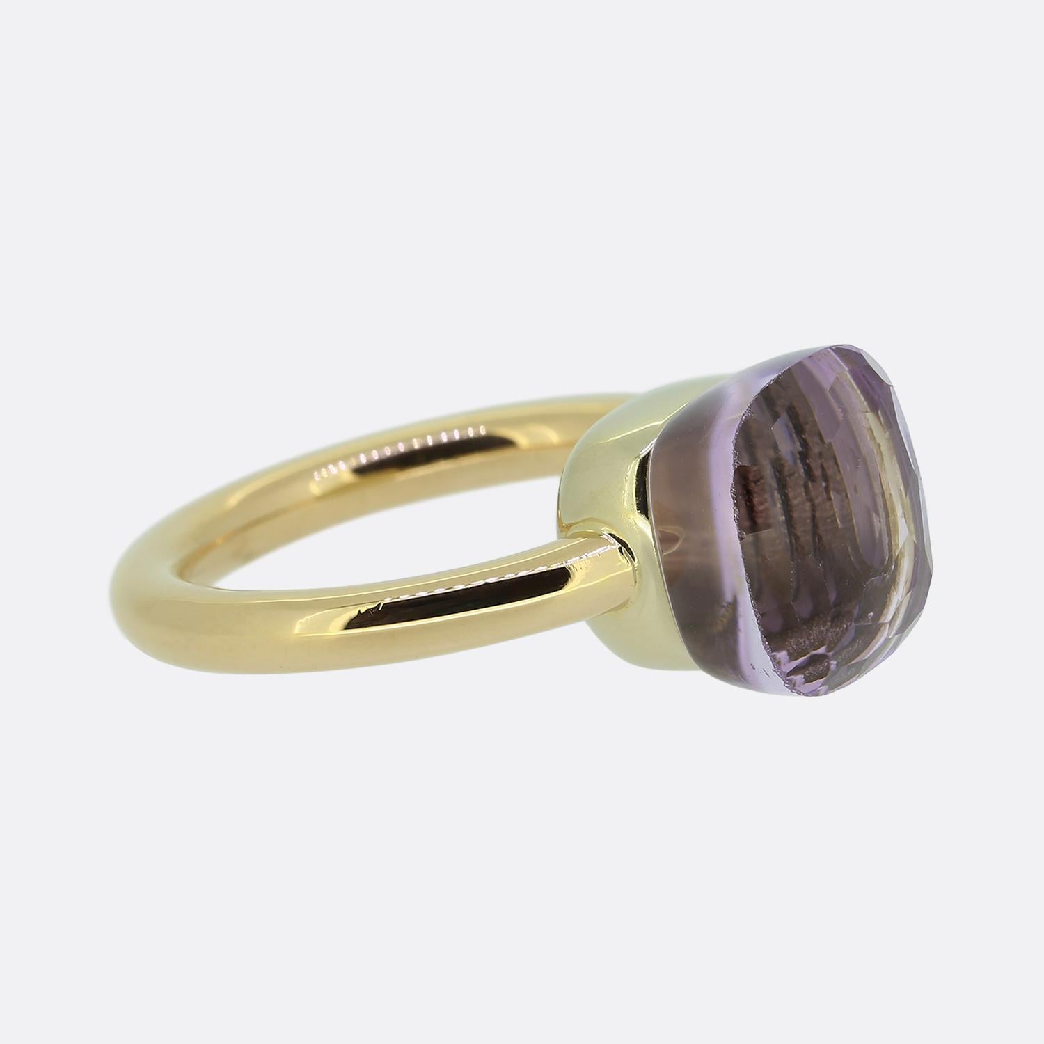 Pomellato Nudo Klassischer Amethyst-Ring (Cabochon) im Angebot