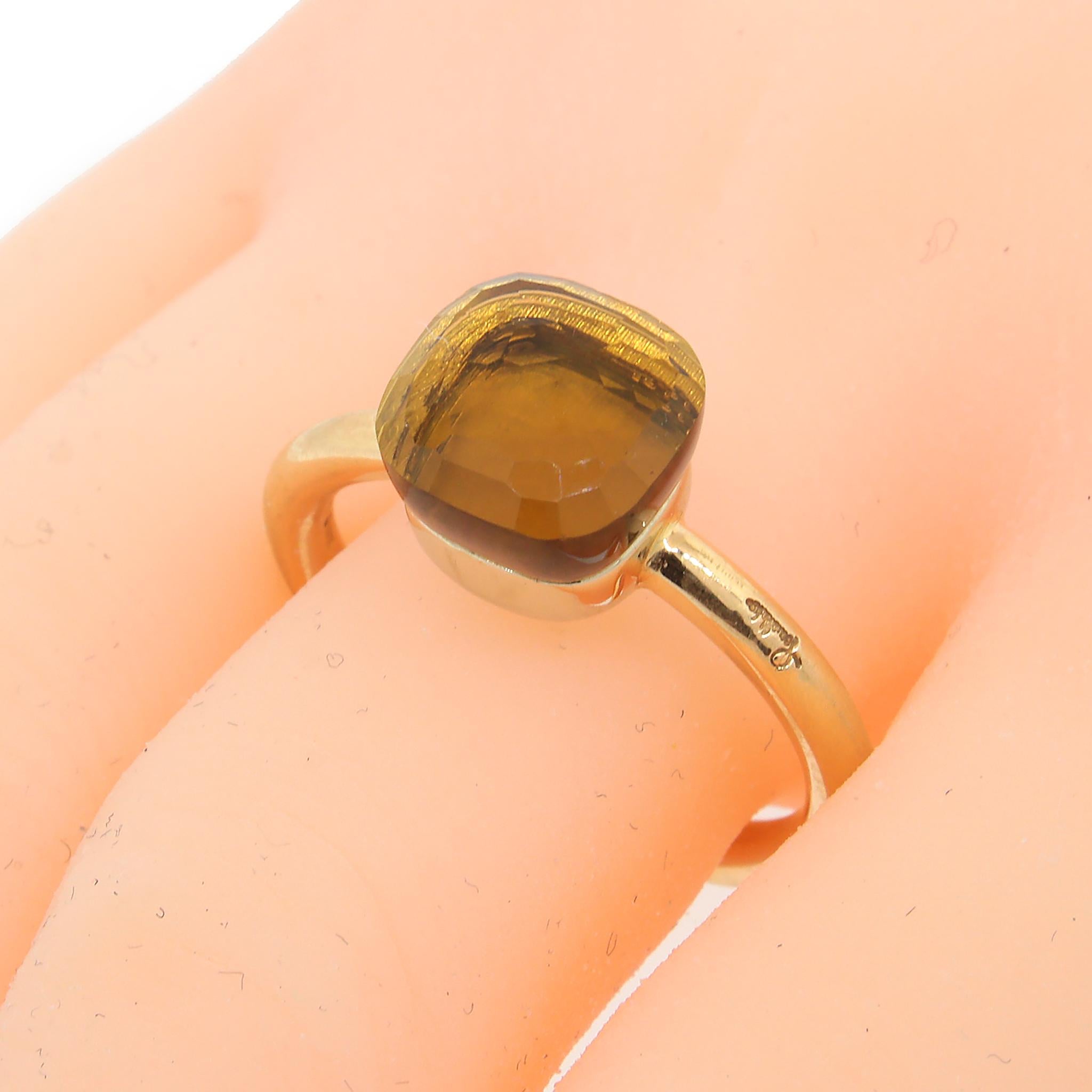 18 kt Rose Gold
Citrine - Faceted Cabochon
Ring Size: 8.25
Total Weight: 8.6 grams