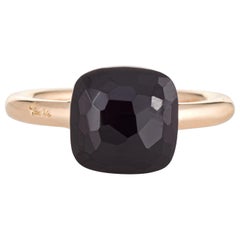 Pomellato Nudo Classic Garnet Ring 18 Karat Rose Gold Estate Fine Jewelry