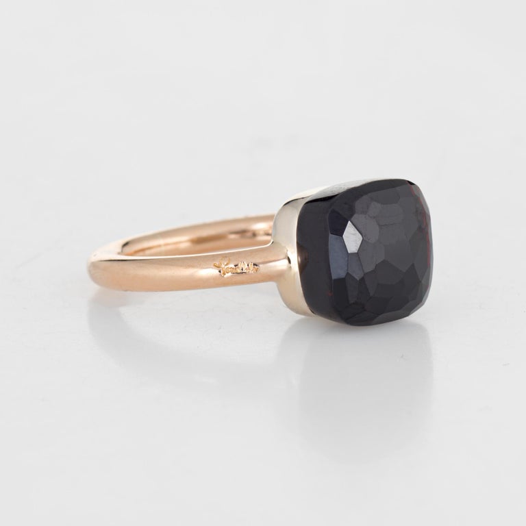 Pomellato Nudo Classic Ring in Rose Gold with Garnet A 