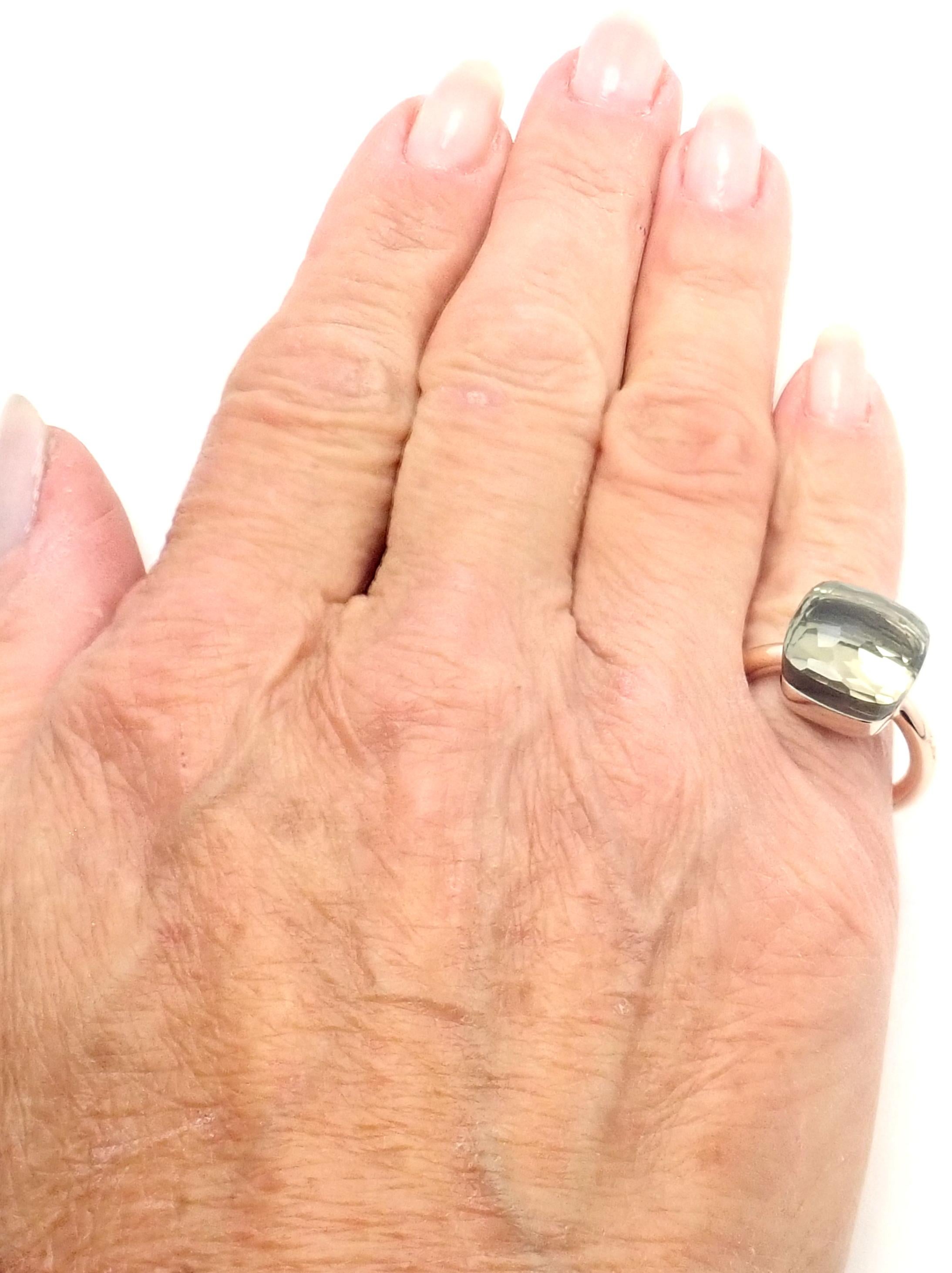Pomellato Nudo Classic Prasiolite Yellow Gold Ring 1