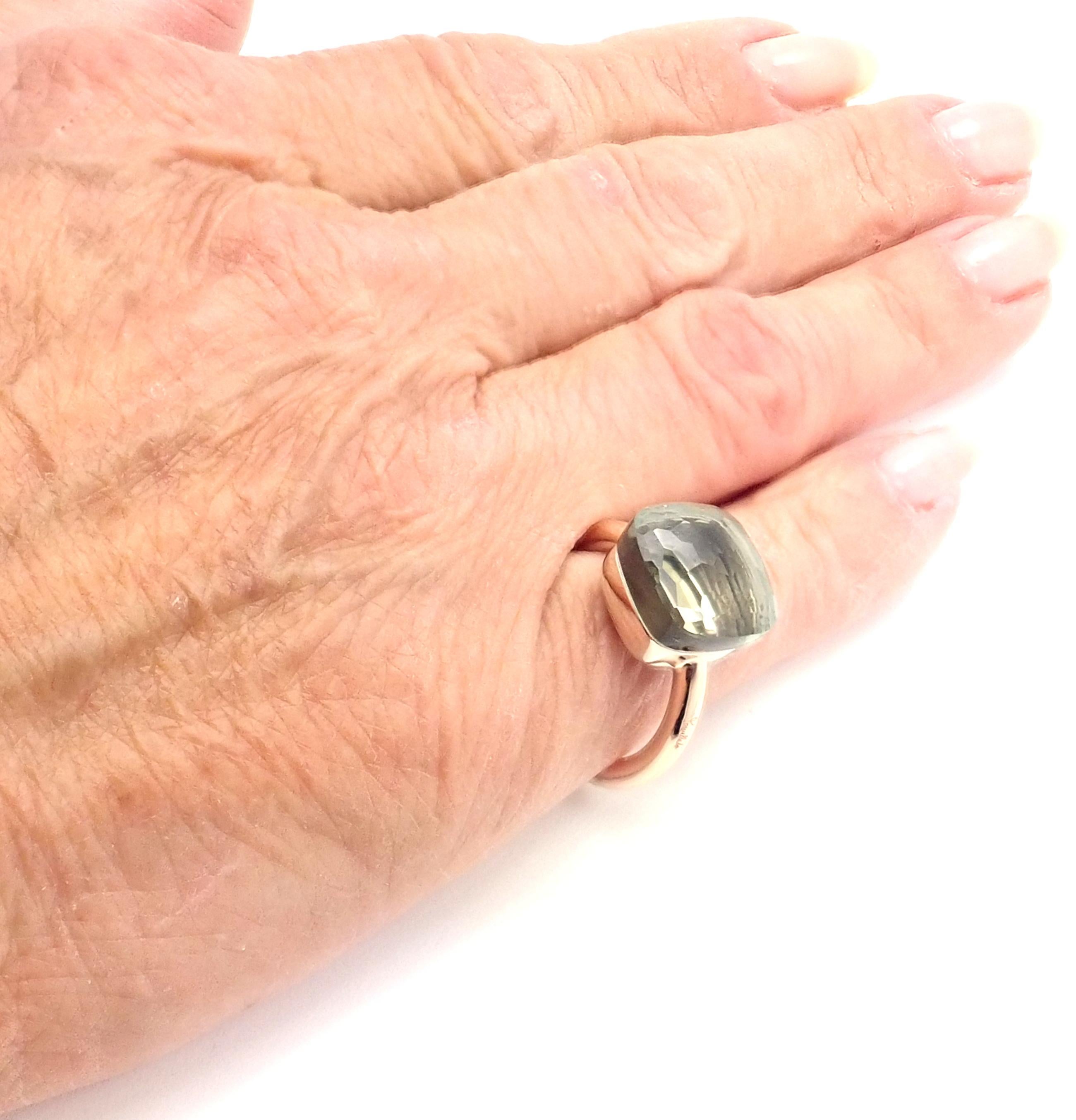 Pomellato Nudo Classic Prasiolite Yellow Gold Ring 2