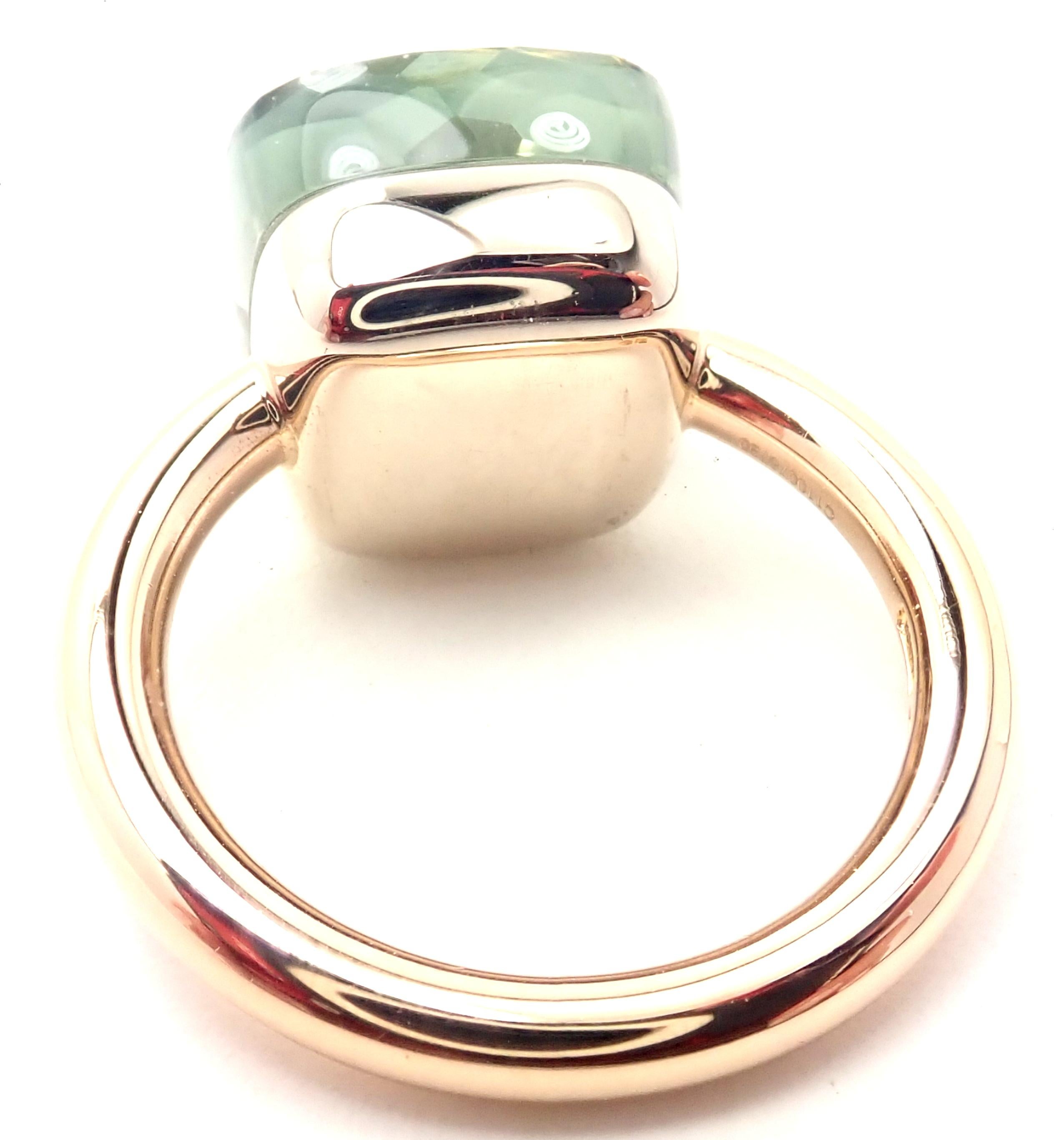 Pomellato Nudo Classic Prasiolite Yellow Gold Ring 3