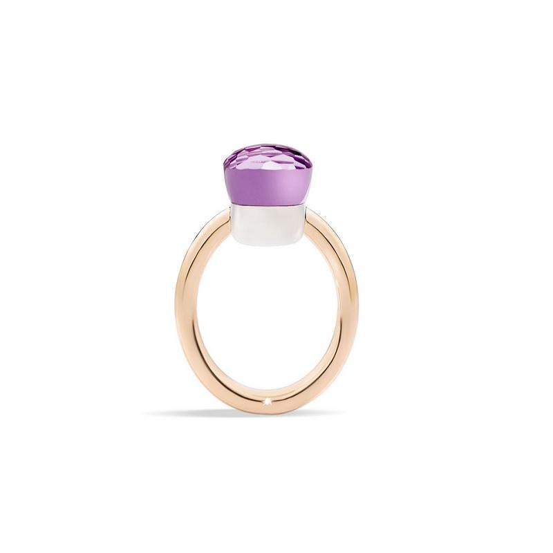 Pomellato Nudo Classic Ring en or rose avec améthyste A.A110-O6-OI Pour femmes en vente