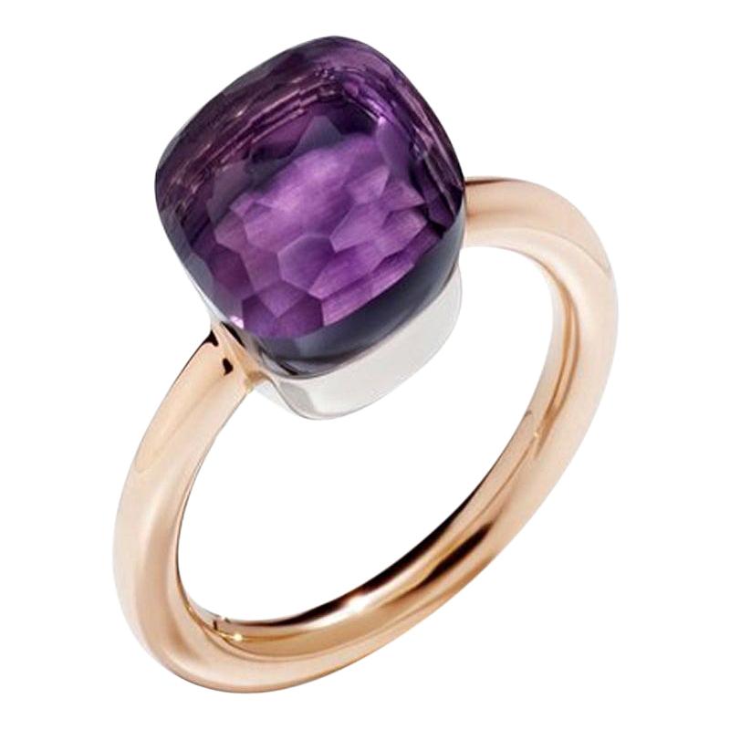 Pomellato Nudo Classic Ring in Rose Gold with Amethyst A.A110-O6-OI For Sale