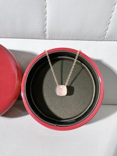 Pomellato Nudo Collection 18K Rose‑Gold Pink‑Quartz Necklace