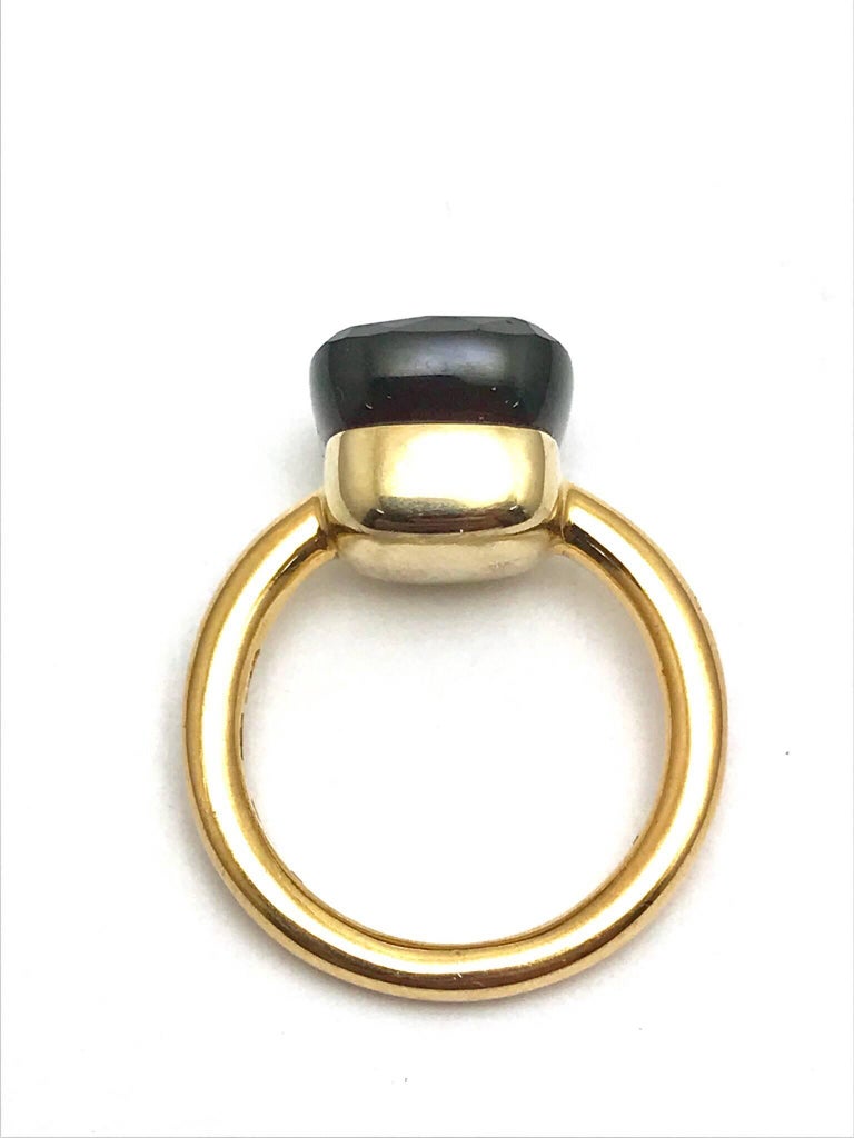 Pomellato "Nudo" Rose and White Gold Fashion Ring For Sale at