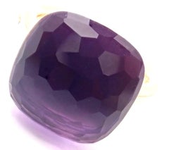 Pomellato Nudo Maxi Large Amethyst Yellow Gold Ring