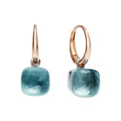 Pomellato Nudo Petit Blue Topaz Ladies Earring O.B201/O6/OY