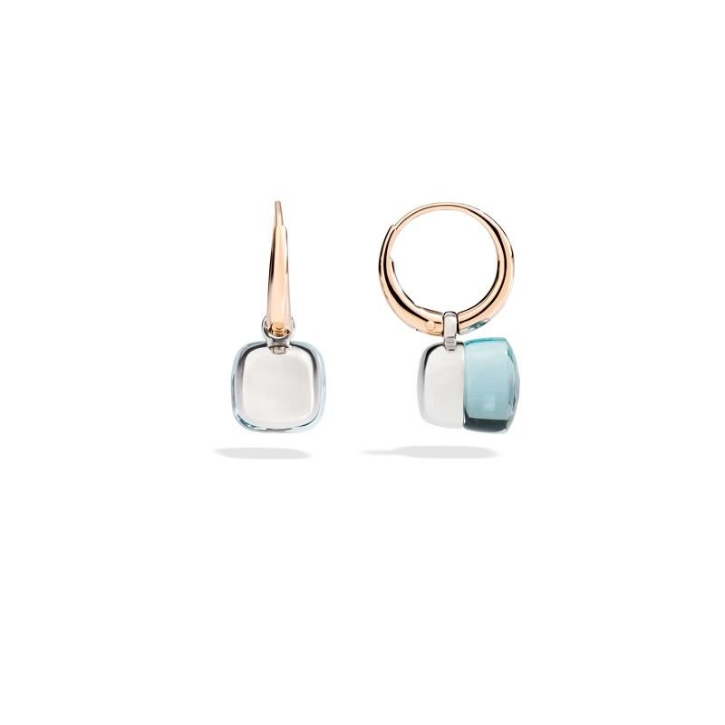 Reference: POB2010O6000000OY
Categorie: Earring
Collection: Nudo
Material: White gold and pink gold
Carat: Topaz blue
