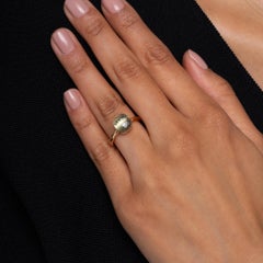 Anello Pomellato Nudo Petit 2,50ct Cushion Prasiolite in oro rosa 18k