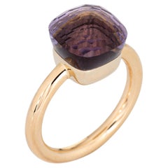 Pomellato, petite bague Nudo en améthyste, or rose 18 carats, ancienne propriété de joaillerie
