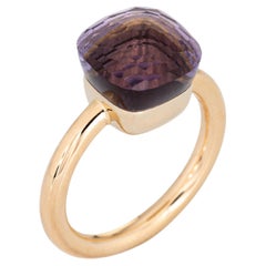 Pomellato Nudo Petit Ring Amethyst 18k Rose Gold Estate Fine Jewelry