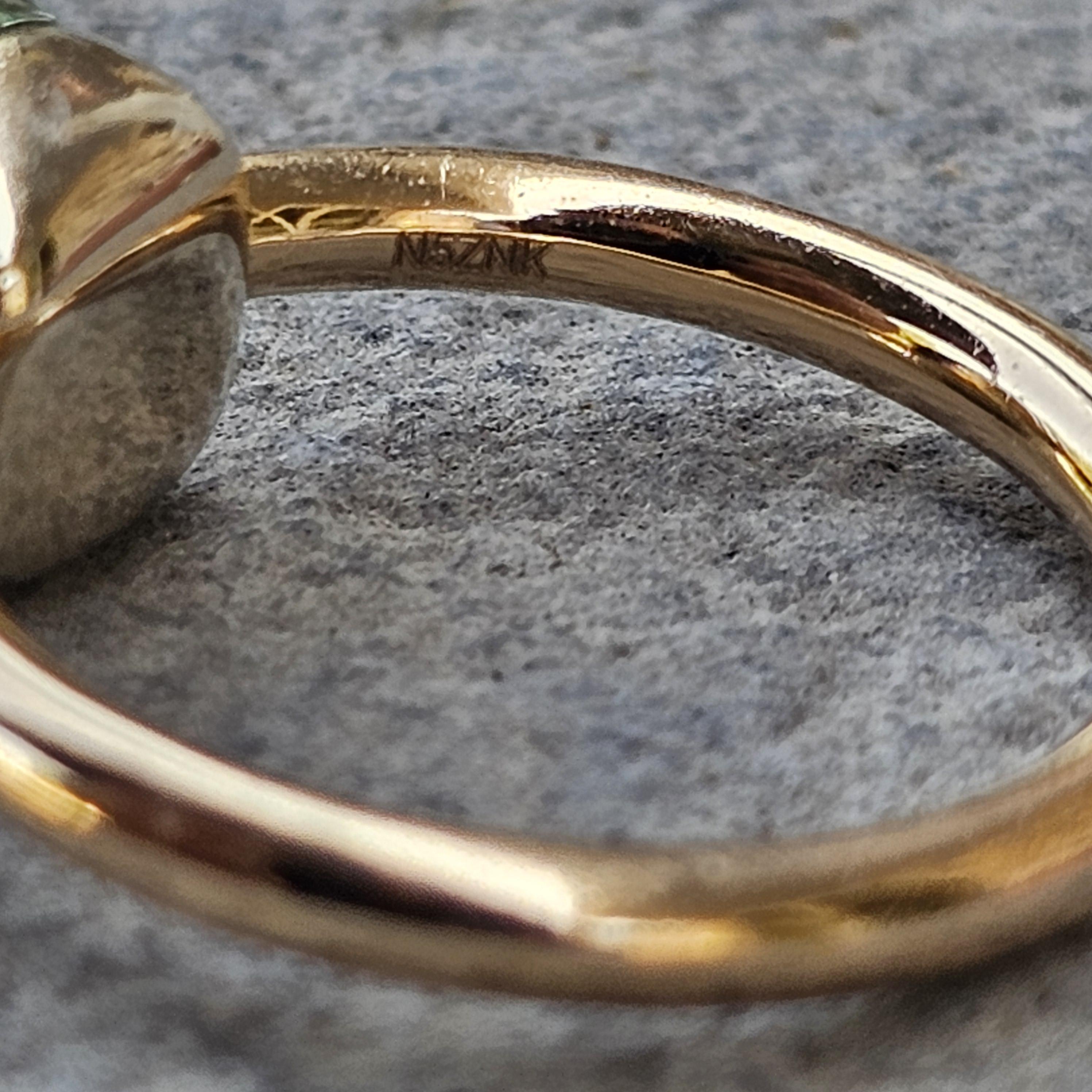 Pomellato Nudo Petit Anillo Prasiolita Verde Oro Rosa 18k sz 53 US 6.5 4.3g 2100 en venta 6
