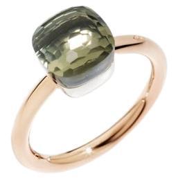 Pomellato Nudo Petit Ring Prasiolite 18k Rose Gold AB4030O6000000PA For Sale