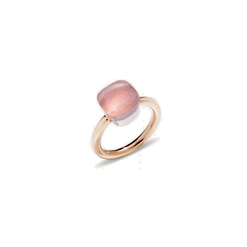 pomellato rose quartz ring