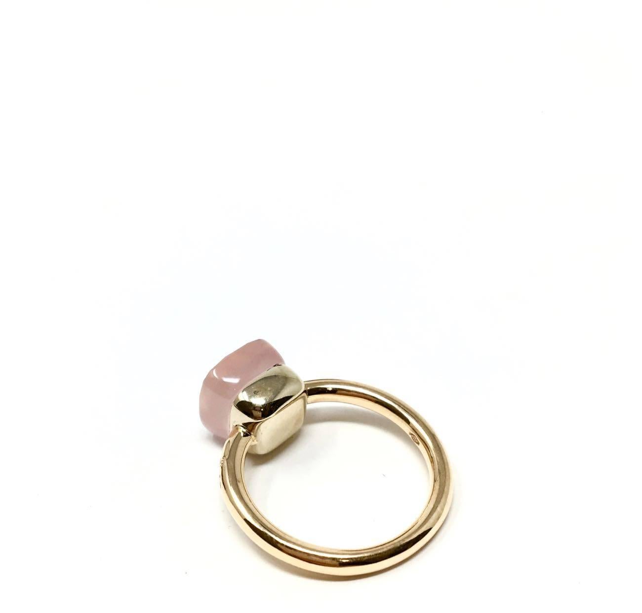 Pomellato Nudo Rose Quarz 18 Karat Pink Gold Ring 1