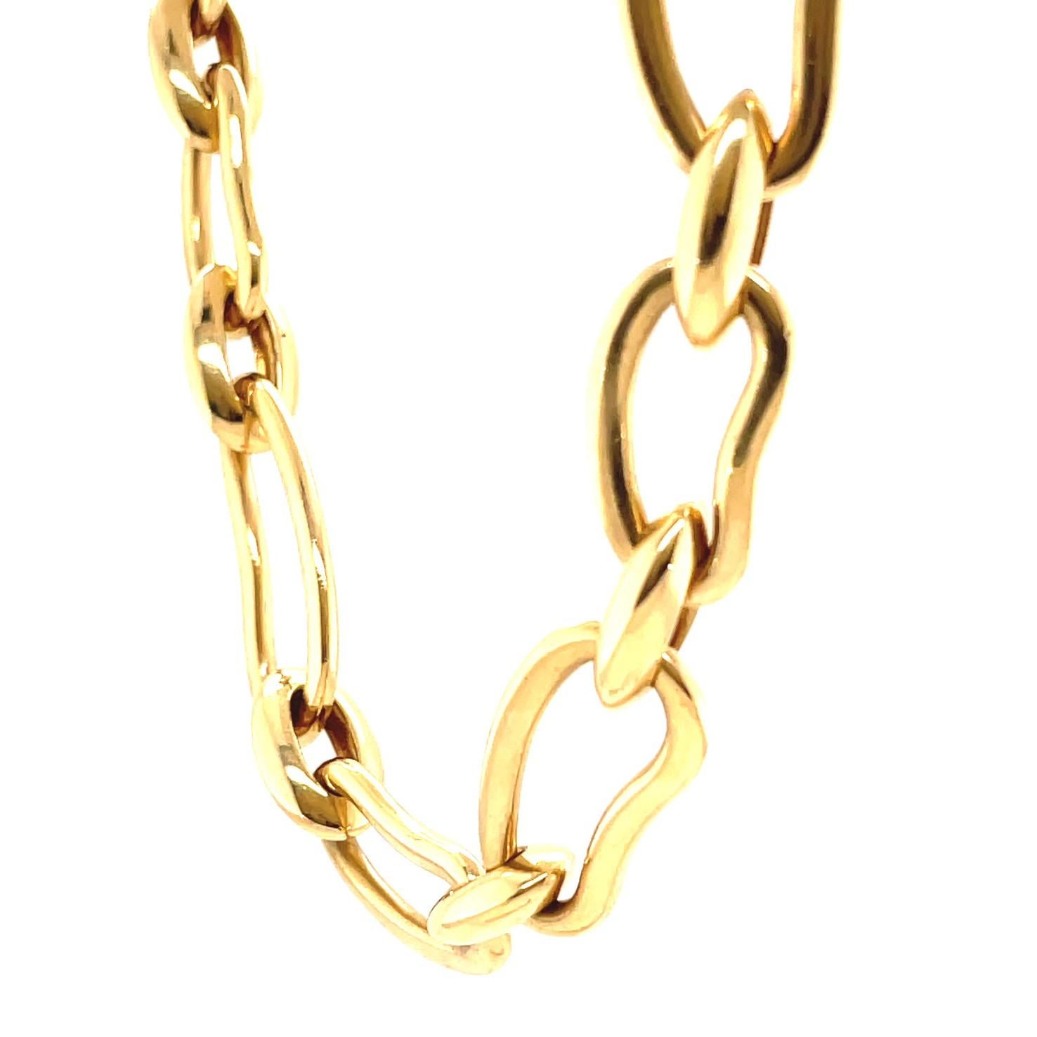 Pomellato Paisley Link 18 Karat Gold Necklace 1