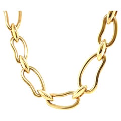 Pomellato Halskette mit Paisley-Glieder aus 18 Karat Gold