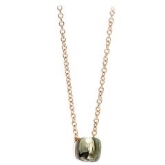 Pomellato Pendant Nudo Petit with Prasiolite and Chain in Rose Gold CB6010O60000