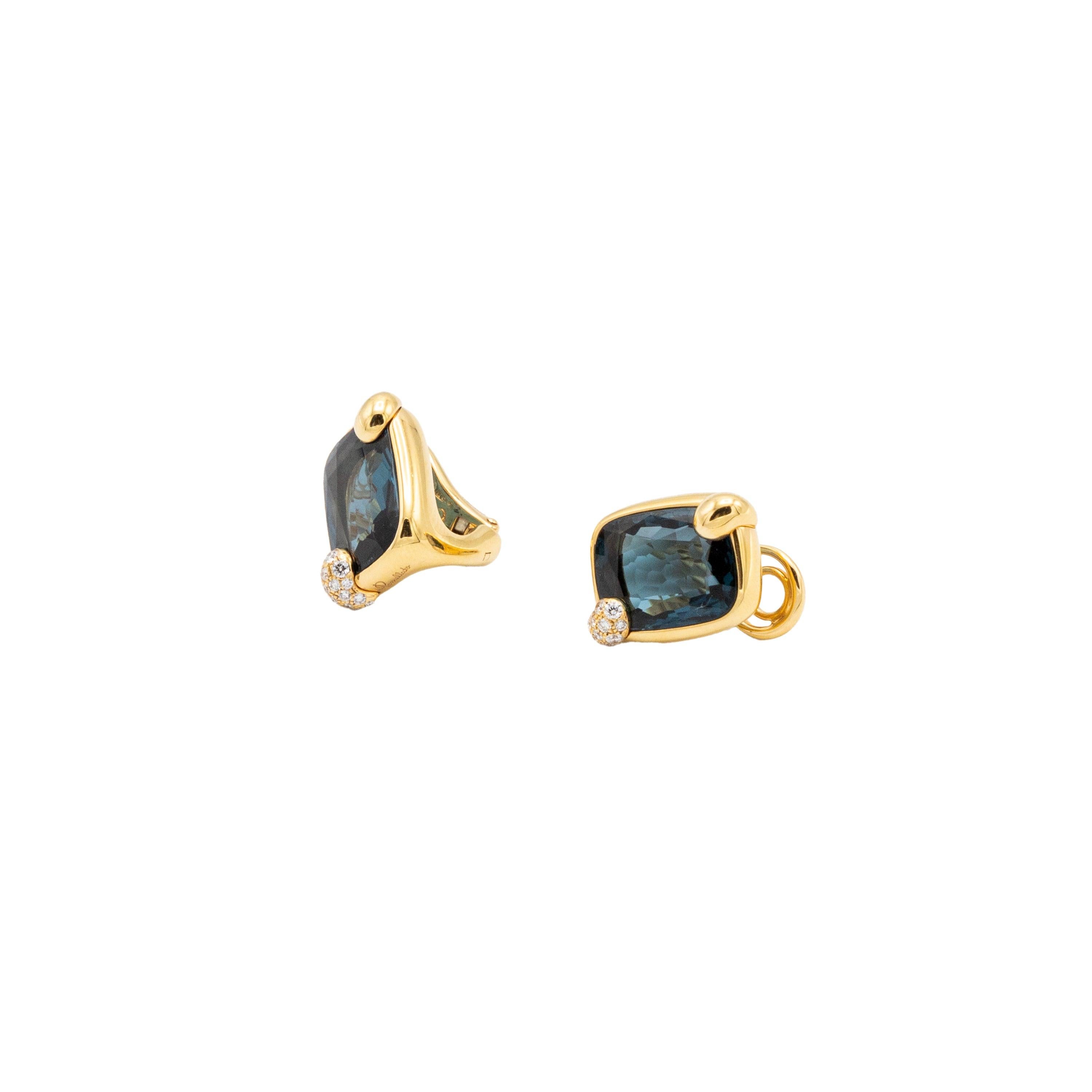 Women's Pomellato Ritratto Topaz Earrings - '10s For Sale