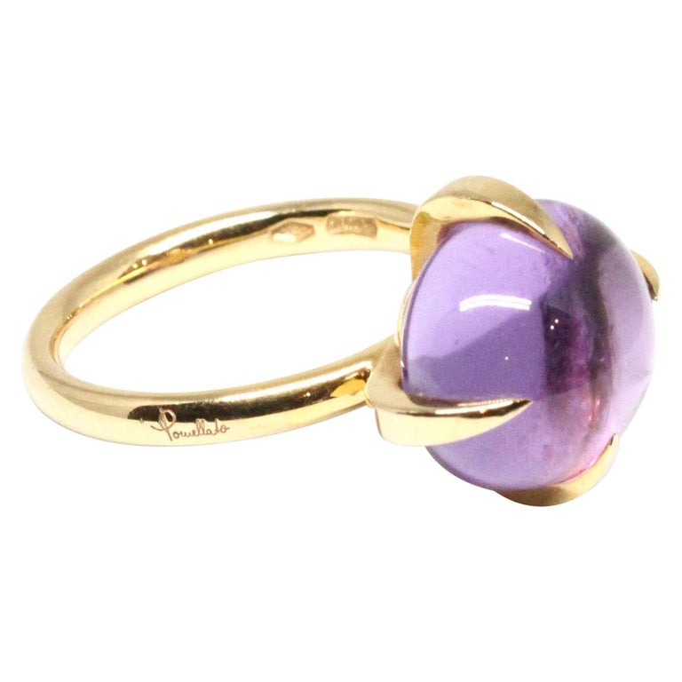 Pomellato Rose Gold Amethyst Veleno Ring at 1stDibs pomellato veleno ring