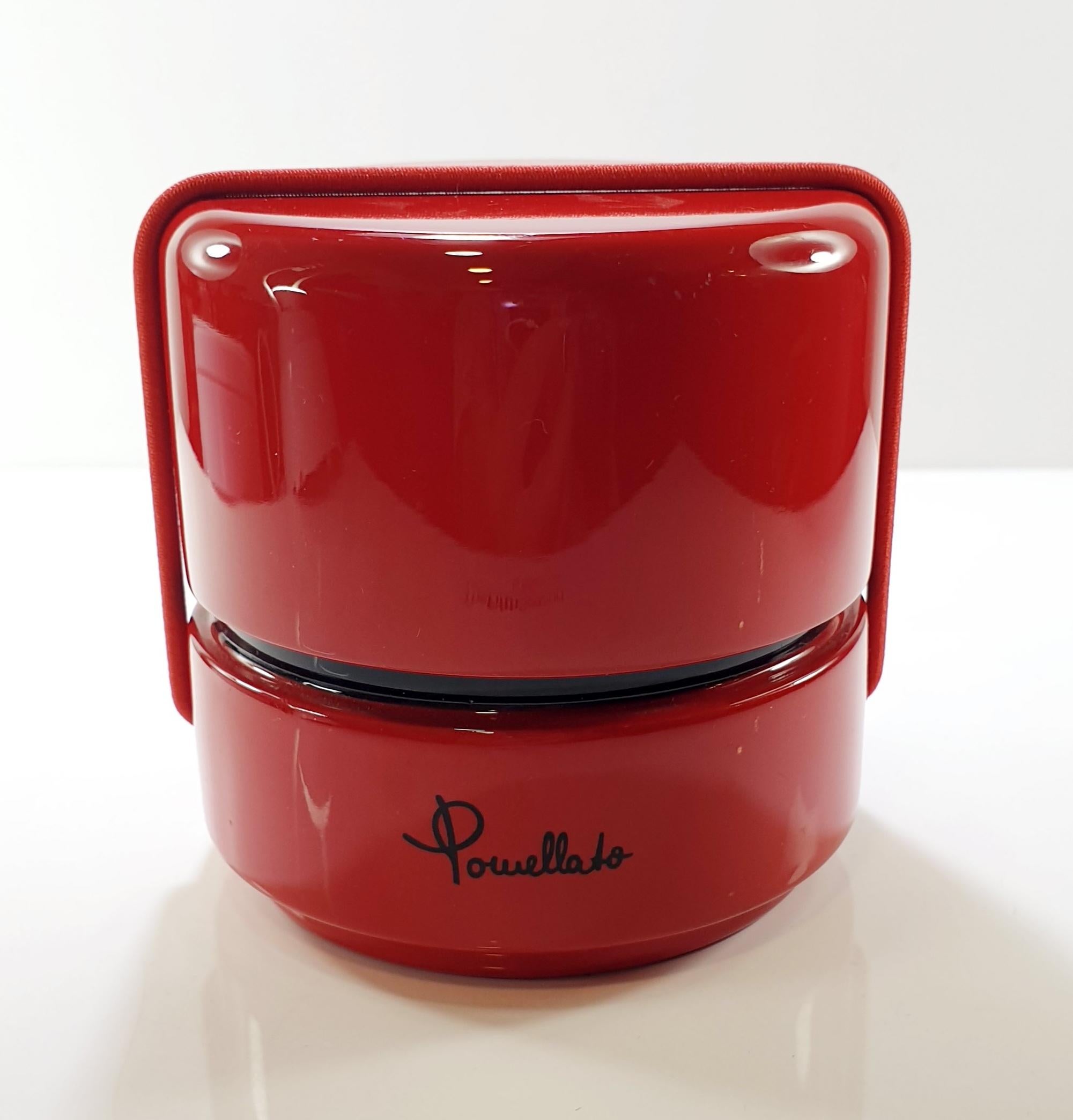 Orecchini a cerchio Tango in oro rosa 18k con diamanti marroni in vendita 1