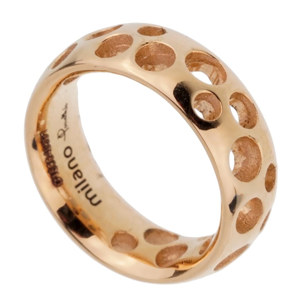 Women's or Men's Pomellato Rose Gold Bubbles Pendant For Sale