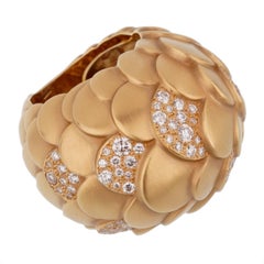 Pomellato Rose Gold Diamond Cocktail Ring