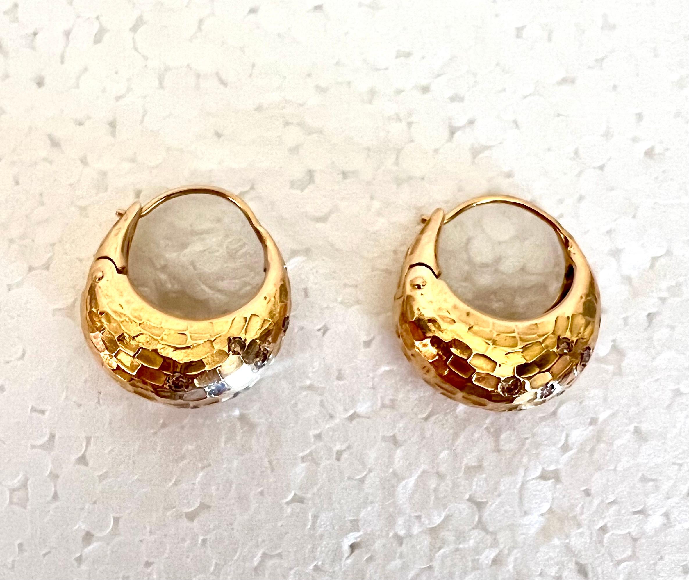 Contemporaneo Orecchini Duna con diamante in oro rosa Pomellato in vendita