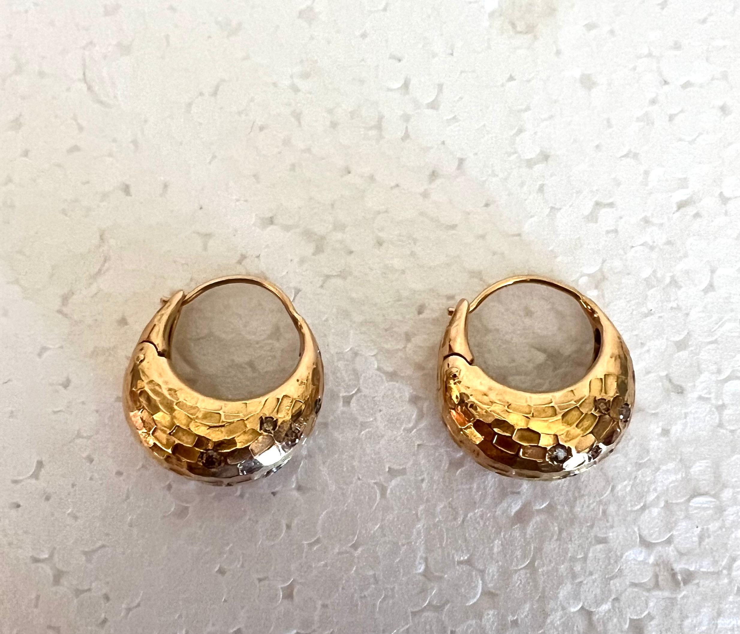 Taglio brillante Orecchini Duna con diamante in oro rosa Pomellato in vendita