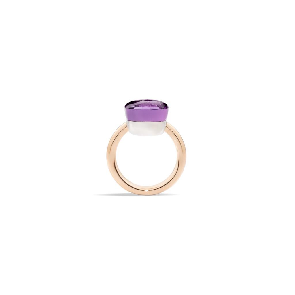 Nudo Klassischer Amethyst-Ring aus Roségold mit Pomellato im Zustand „Hervorragend“ im Angebot in Geneva, CH